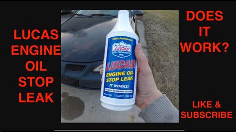 lucas oil stop leak review|I Tried Lucas Oil Stop Leak and Here’s My Honest Review 